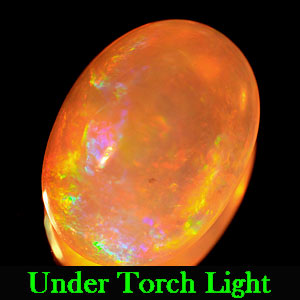 6.75 Ct. Oval Cabochon Natural Multi Color Opal Sudan