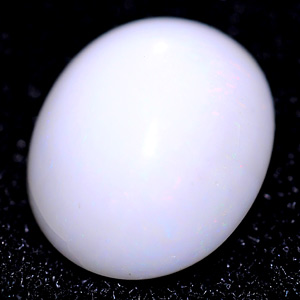 2.79 Ct. Oval Cabochon Natural White Color Opal Sudan