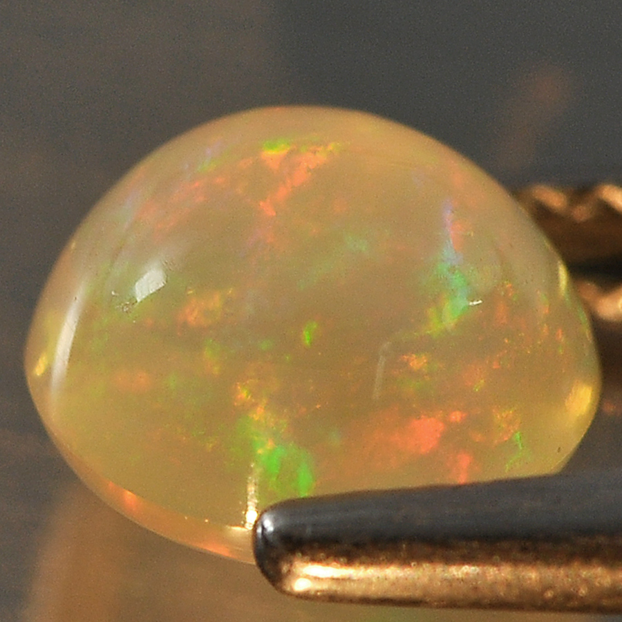 1.14 Ct. Round Cabochon Natural Multi Color Opal Sudan