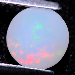 0.76 Ct. Round Natural Multi Color Opal Sudan Unheated