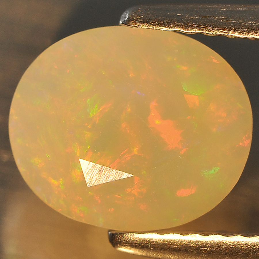 1.62 Ct. Oval Natural Multi Color Opal Sudan Unheated