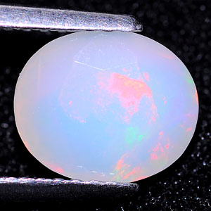 1.35 Ct. Oval Natural Multi Color Opal Sudan Unheated