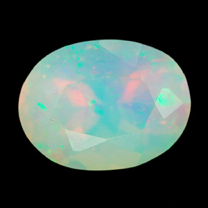 0.87 Ct. Oval Natural Multi Color Opal Unheated Sudan