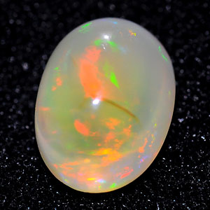 1.60 Ct. Oval Cabochon Natural Multi Color Opal Sudan