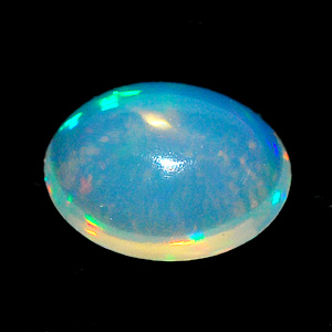 0.66 Ct. Oval Cabochon Natural Multi Color Opal Sudan