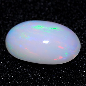 Unheated 0.99 Ct. Oval Cab Natural Multi Color Opal Gem