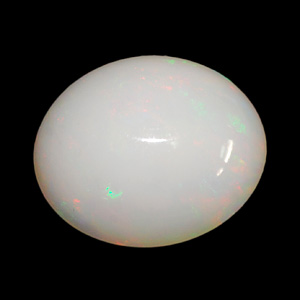 Unheated 1.90 Ct. Oval Cab Natural Multi Color Opal Gem