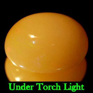 Unheated 1.94 Ct. Oval Cab Natural Multi Color Opal Gem