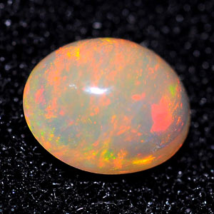 0.72 Ct. Oval Cab Natural Multi Color Opal Unheated Gem