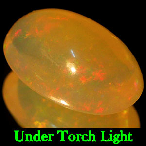 3.57 Ct. Oval Cab Natural Gem Multi Color Opal Sudan