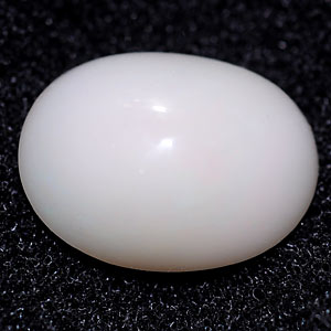 3.08 Ct. Oval Cab Natural White Opal Sudan Unheated Gem