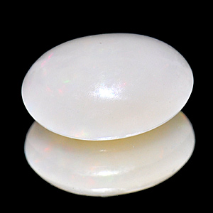 1.30 Ct. Oval Cab Natural White Opal Sudan Unheated Gem