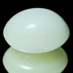 1.03 Ct. Oval Cab Natural White Opal Sudan Unheated Gem