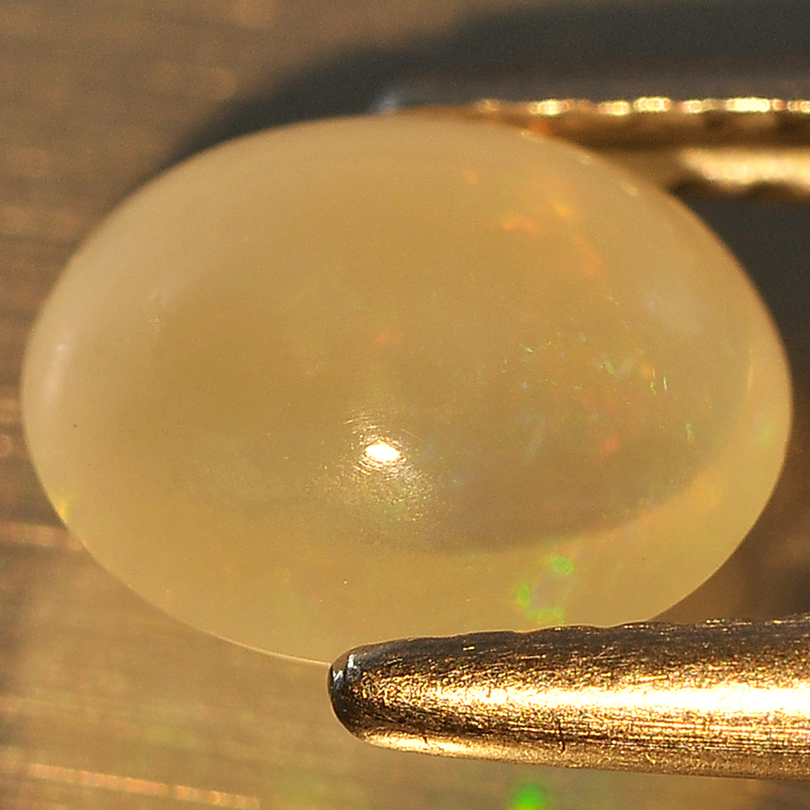 1.10 Ct. Oval Cab Natural Gem Multi Color Opal Sudan
