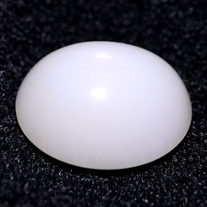 3.22 Ct. Oval Cab Natural Gem White Color Opal Sudan