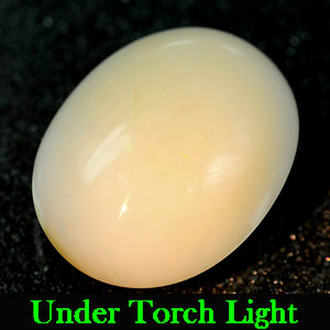 6.54 Ct. Oval Cab Natural Gem Multi Color Opal Unheated
