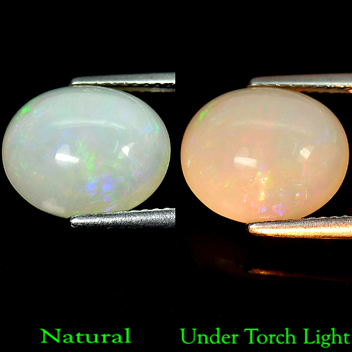 4.53 Ct. Oval Cab Natural Gem Multi Color Opal Sudan