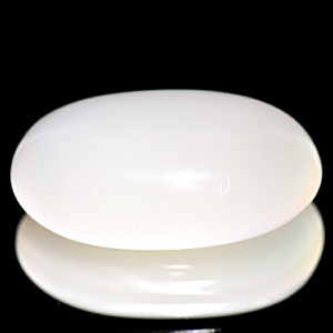 4.83 Ct. Oval Cab Natural Gem White Color Opal Sudan