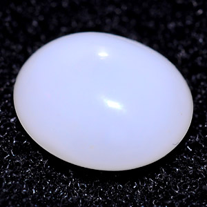 1.16 Ct. Oval Cab Natural Gem White Color Opal Unheated