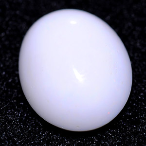 3.18 Ct. Oval Cab Natural Gem White Color Opal Sudan