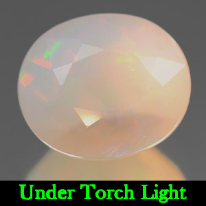 1.42 Ct. Oval Shape Natural Multi Color Opal Unheated