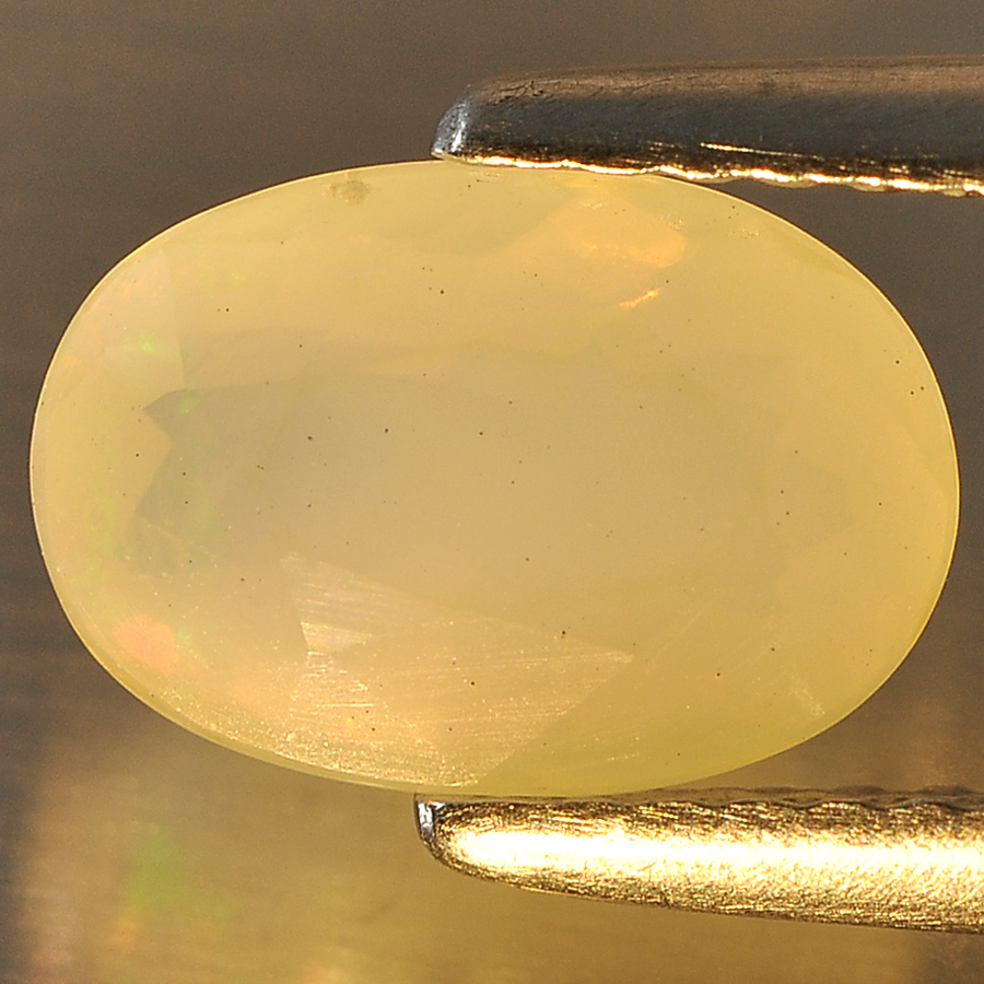 1.15 Ct. Oval Natural White Color Opal Sudan Unheated
