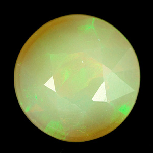 1.04 Ct. 7 Mm. Natural White Opal Unheated Sudan Gem