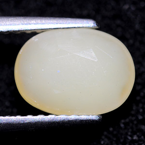 1.34 Ct. Oval Natural White Color Opal Sudan Unheated