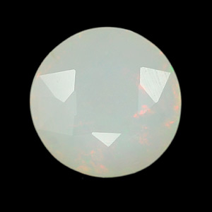 0.78 Ct. Round Natural Multi Color Opal Unheated Gem