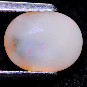 1.00 Ct. Oval Natural Whitish Yellow Opal Unheated Gem