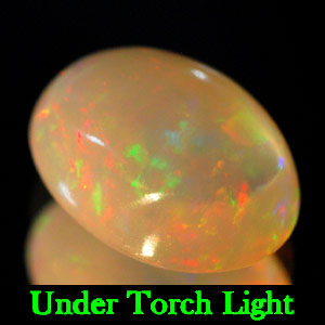 1.40 Ct. Oval Cab Natural Multi Color Opal Sudan Gem