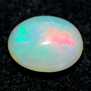 0.98 Ct. Oval Cab Natural Multi Color Opal Sudan Gem