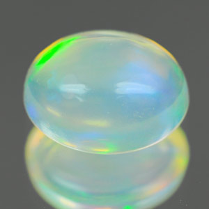 1.01 Ct. Oval Cabochon Natural Multi Color Opal Sudan
