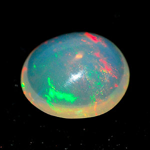 0.64 Ct. Oval Cabochon Natural Multi Color Opal Sudan