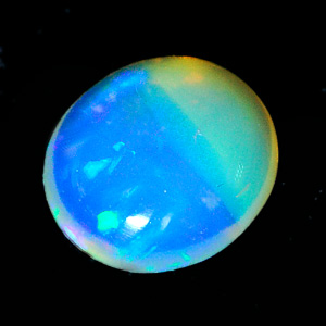 0.93 Ct. Oval Cabochon Natural Multi Color Opal Sudan