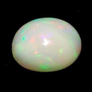 0.93 Ct. Oval Cabochon Natural Multi Color Opal Unheated