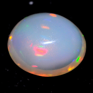 0.82 Ct. Oval Cabochon Natural Multi Color Opal Sudan