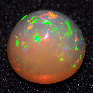 1.37 Ct. Round Cabochon Natural Multi Color Opal Sudan
