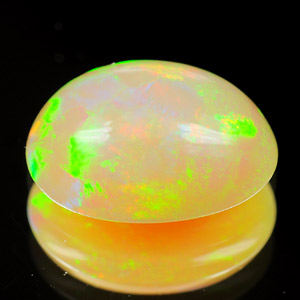 1.61 Ct. Oval Cabochon Natural Multi Color Opal Sudan