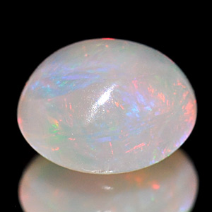 0.74 Ct. Oval Cab Natural Multi Color Opal Sudan Gem
