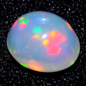 0.94 Ct. Oval Cab Natural Multi Color Opal Sudan Gem