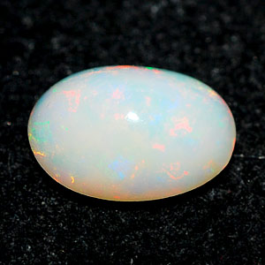 0.97 Ct. Oval Cabochon Natural Multi Color Opal Unheated
