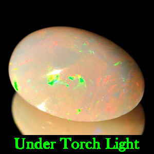 0.93 Ct. Oval Cab Natural Multi Color Opal Sudan Gem