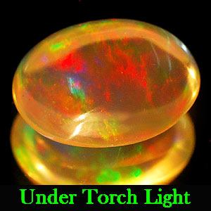1.13 Ct. Oval Cabochon Natural Multi Color Opal Sudan