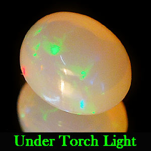 0.55 Ct. Oval Cabochon Natural Multi Color Opal Sudan