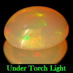 0.77 Ct. Oval Cabochon Natural Multi Color Opal Sudan