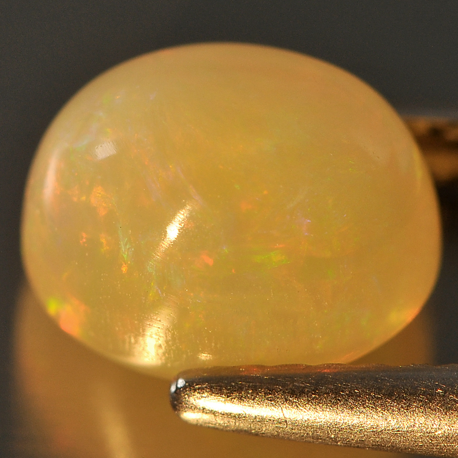 1.97 Ct. Oval Cabochon Natural Multi Color Opal Sudan