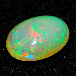 0.82 Ct. Oval Cabochon Natural Multi Color Opal Sudan