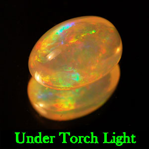 2.75 Ct. Oval Cabochon Natural Multi Color Opal Sudan