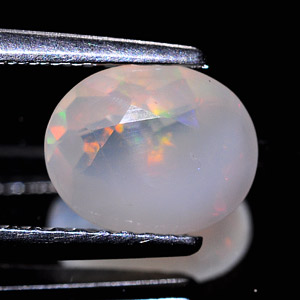 1.02 Ct. Oval Natural Multi Color Opal Sudan Unheated